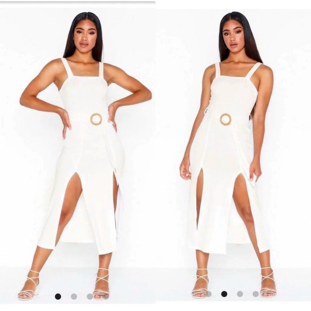 Top Shop Ribbed Midi Dress Size 2